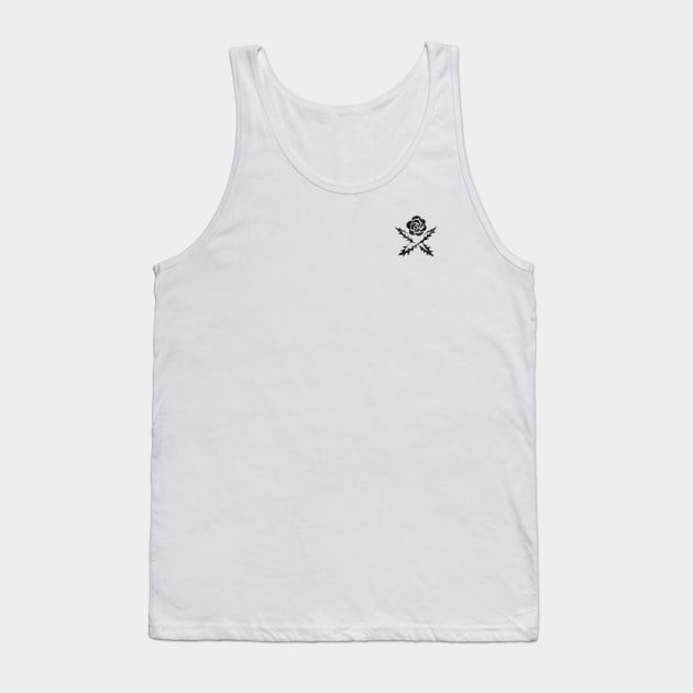 Skull Knight Symbol (Chest Pocket Variant) Tank Top by huckblade